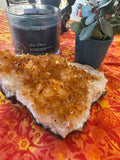 Citrine crystal show piece