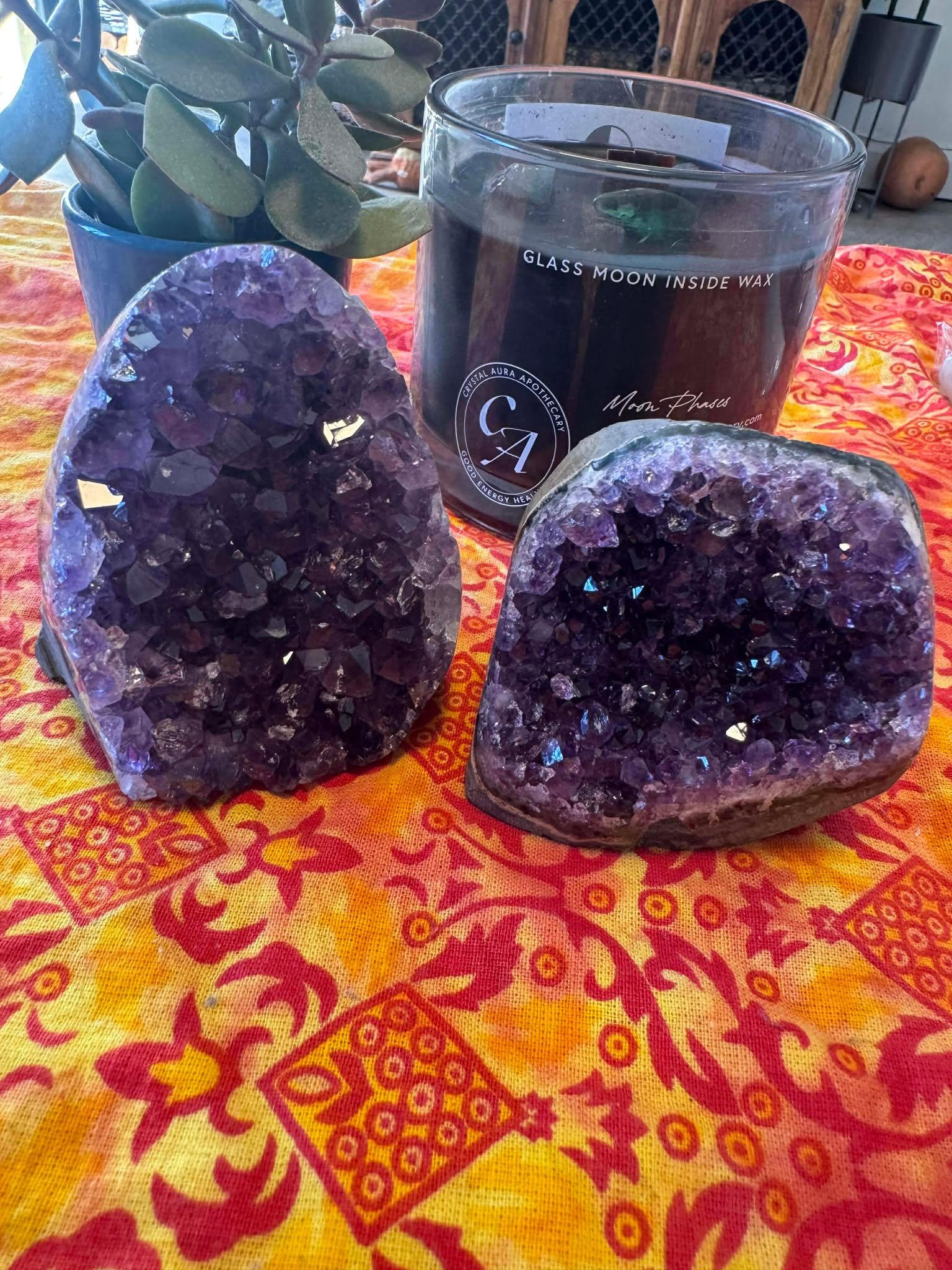 Uruguayan Amethyst Polished Druze Formation Crystal | Crystals